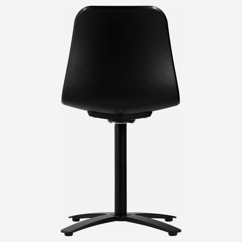 Chaise de bureau en polypropylene noir