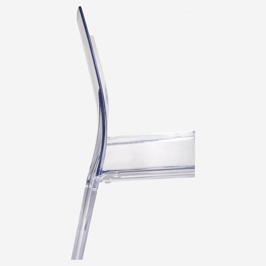 Chaise transparente en plastique