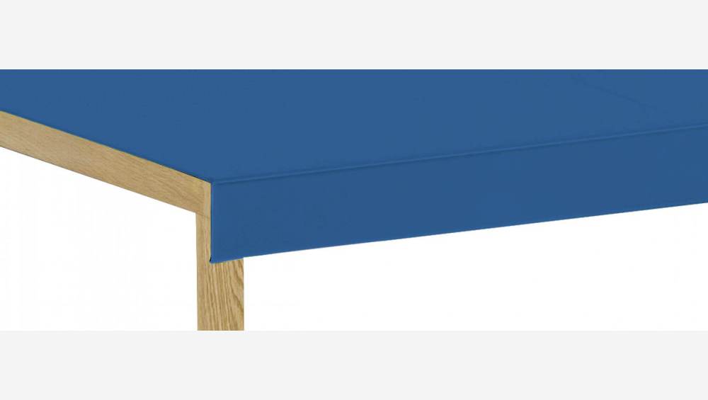 Table basse bleue
