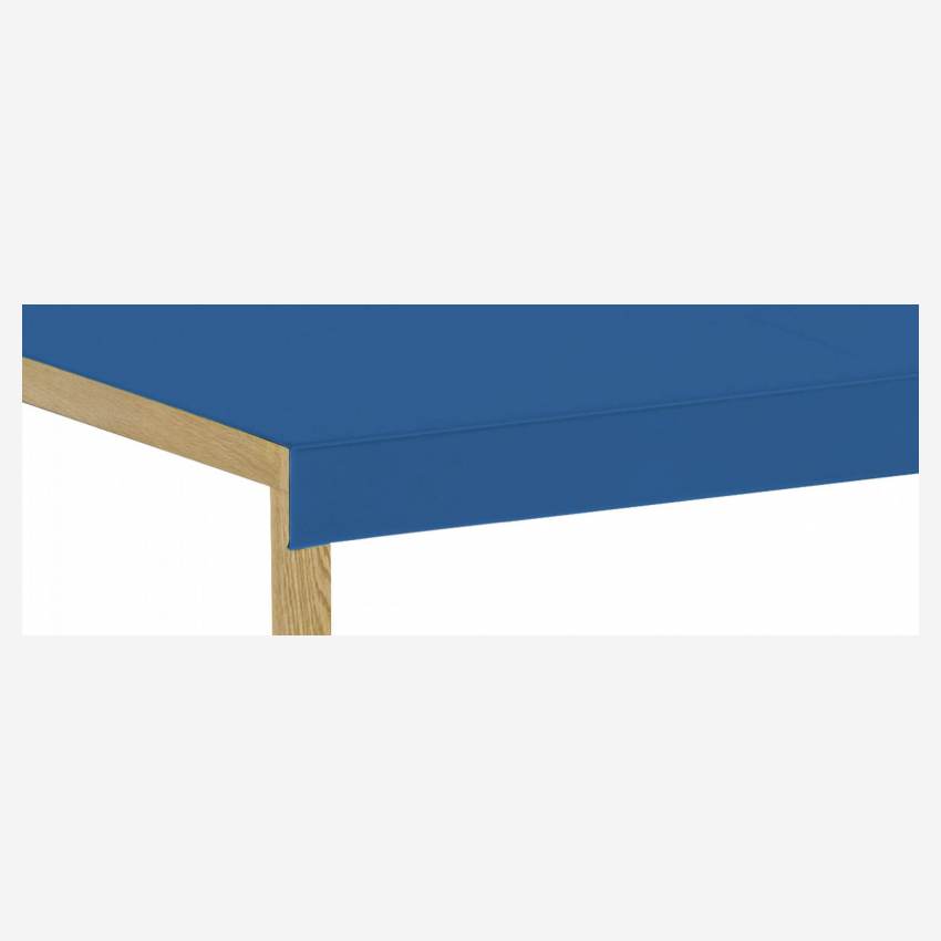 Table basse bleue