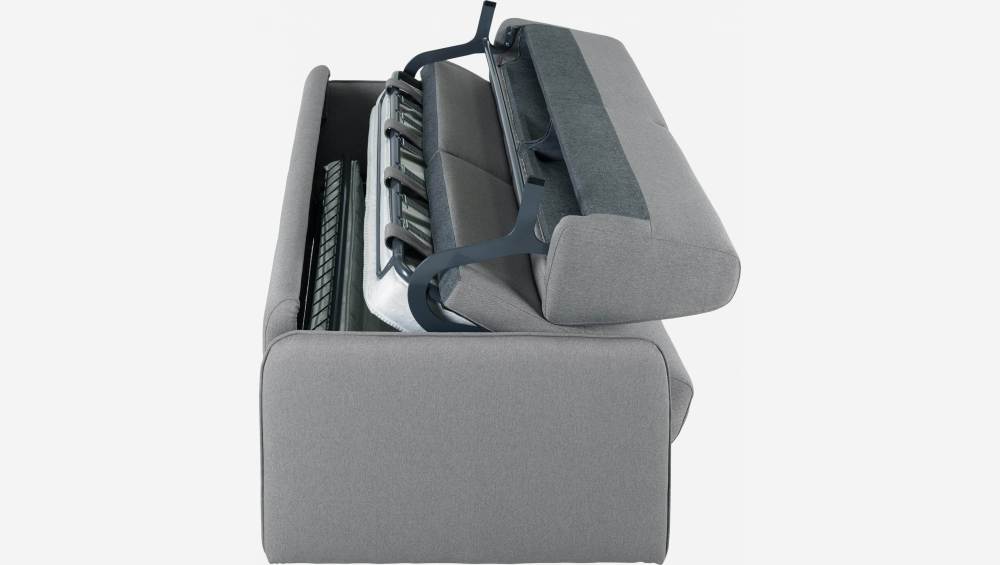 3-Sitzer Schlafsofa aus Stoff, grau