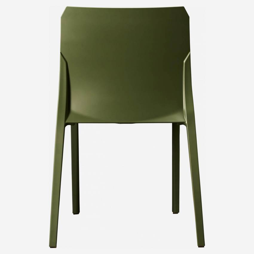 Stuhl aus Polypropylen und Glasfaser - Grün