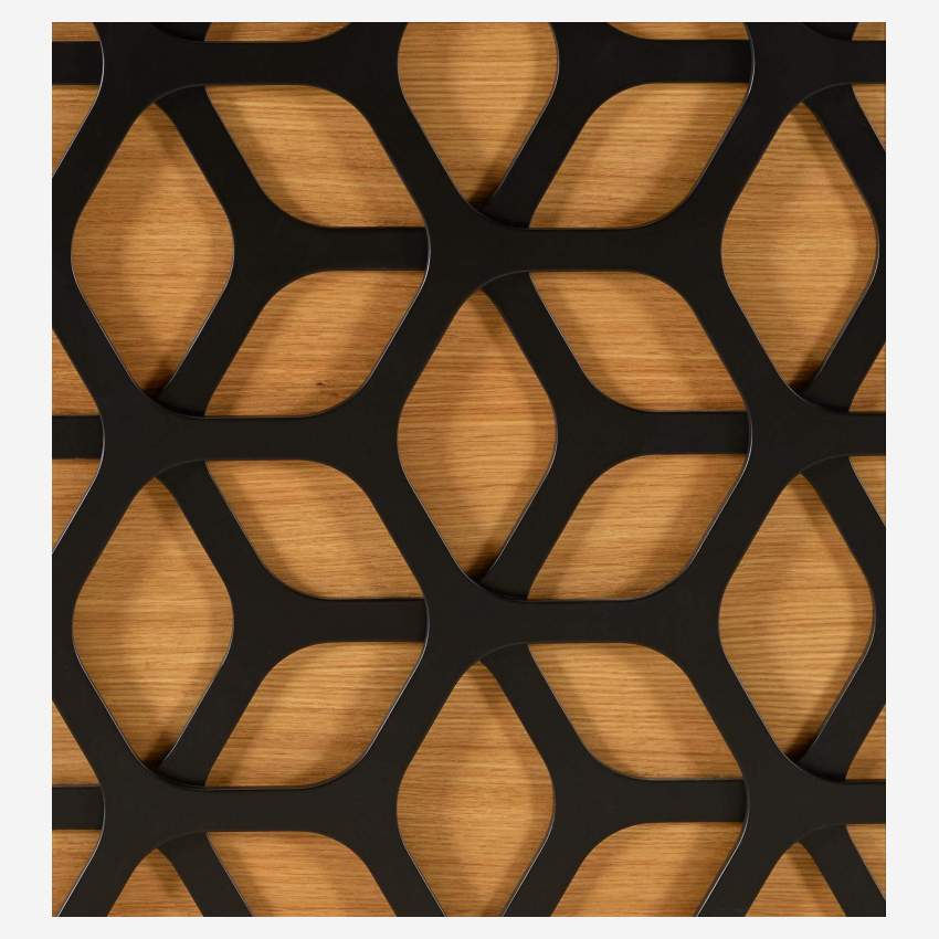 Aparador com padrão favo de abelha - Carvalho - Design by Studio Habitat