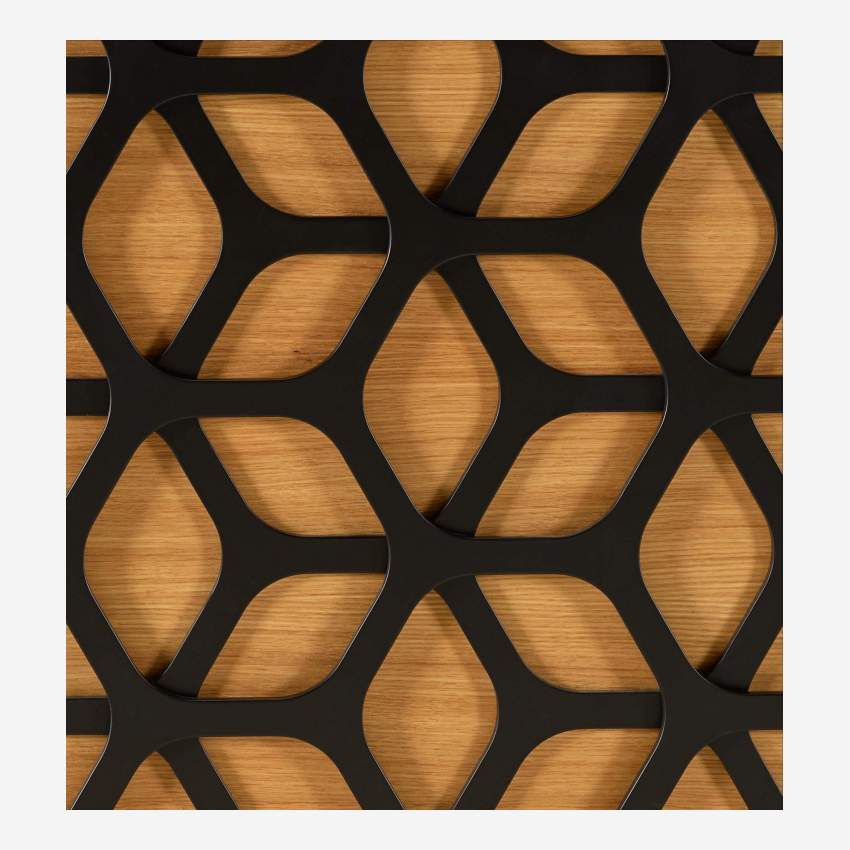 Aparador com padrão favo de abelha - Carvalho - Design by Studio Habitat
