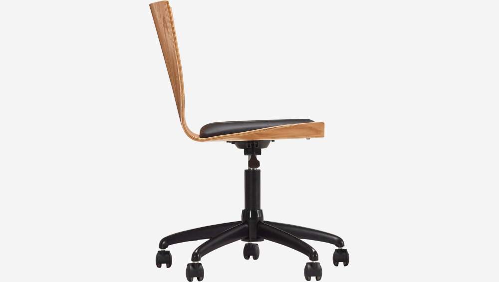 Cadeira de escritório - Madeira de carvalho