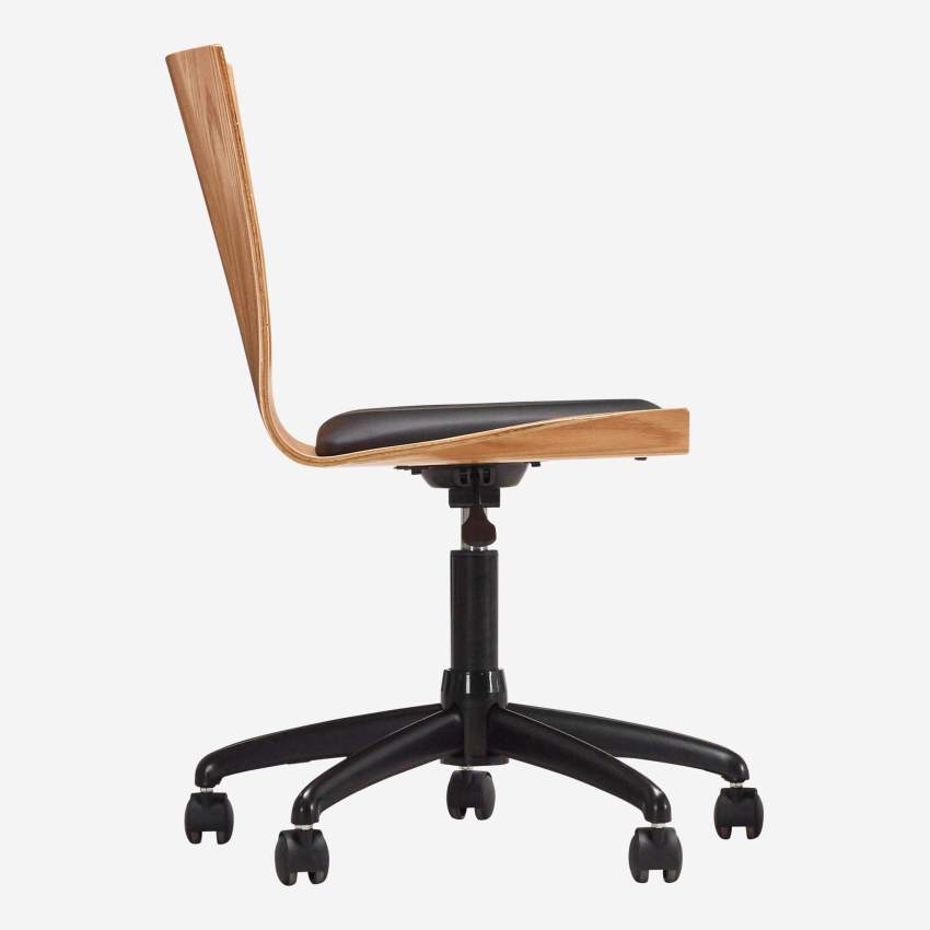 Cadeira de escritório - Madeira de carvalho
