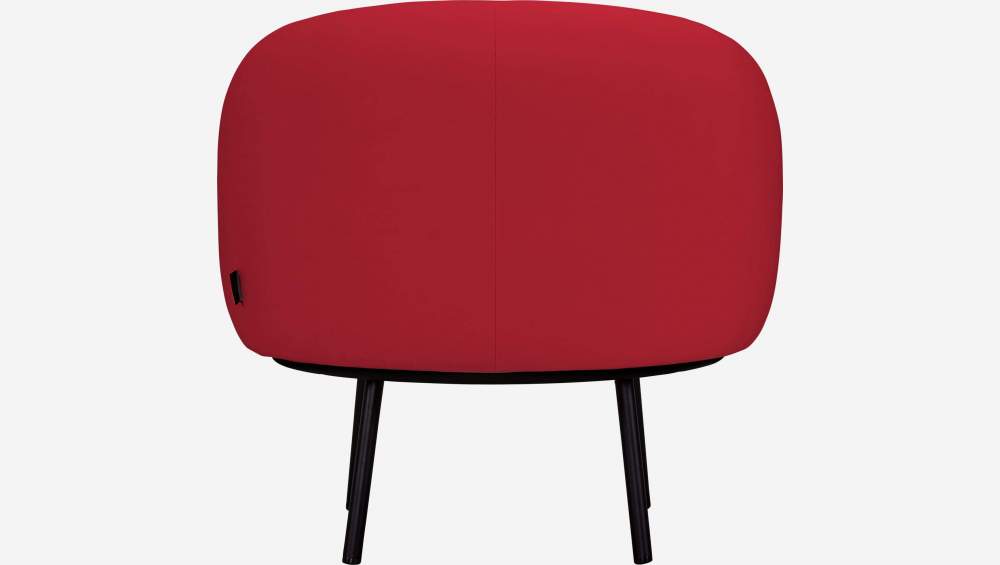 Poltrona de veludo - Vermelho - Design by Adrien Carvès