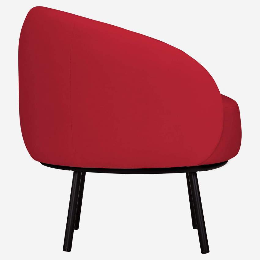 Fauteuil en velours - Rouge - Design by Adrien Carvès