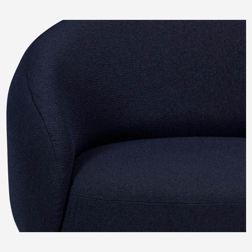 Chaise longue de tecido - Azul 
