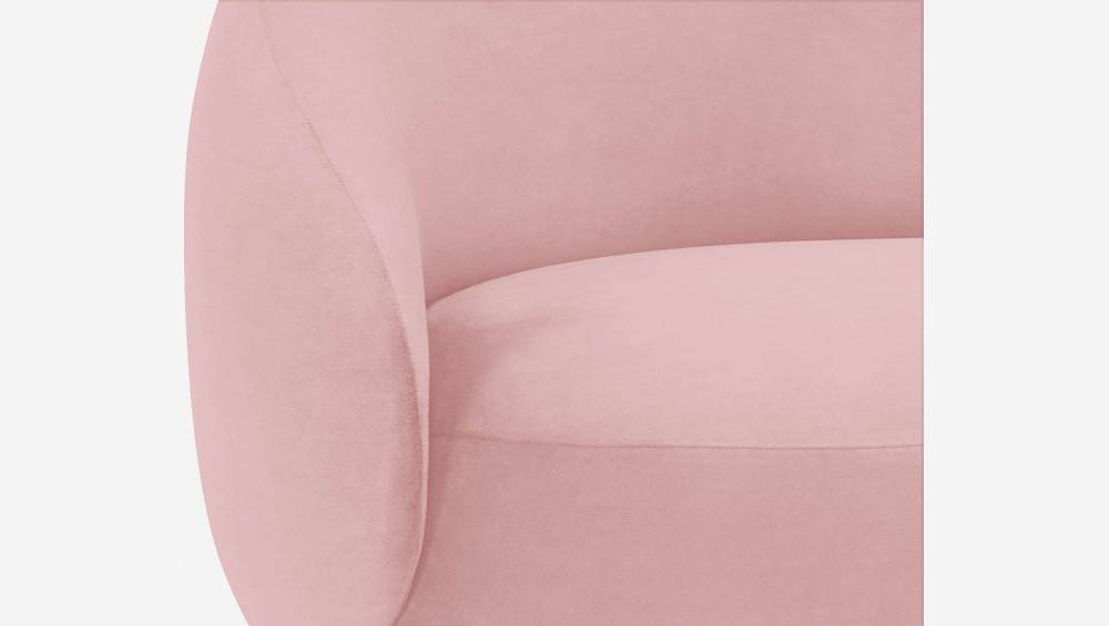 Loungedeel van fluweel - Roze 