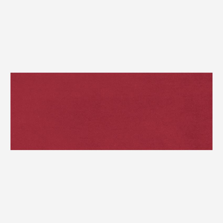 Loungedeel van fluweel - Rood 