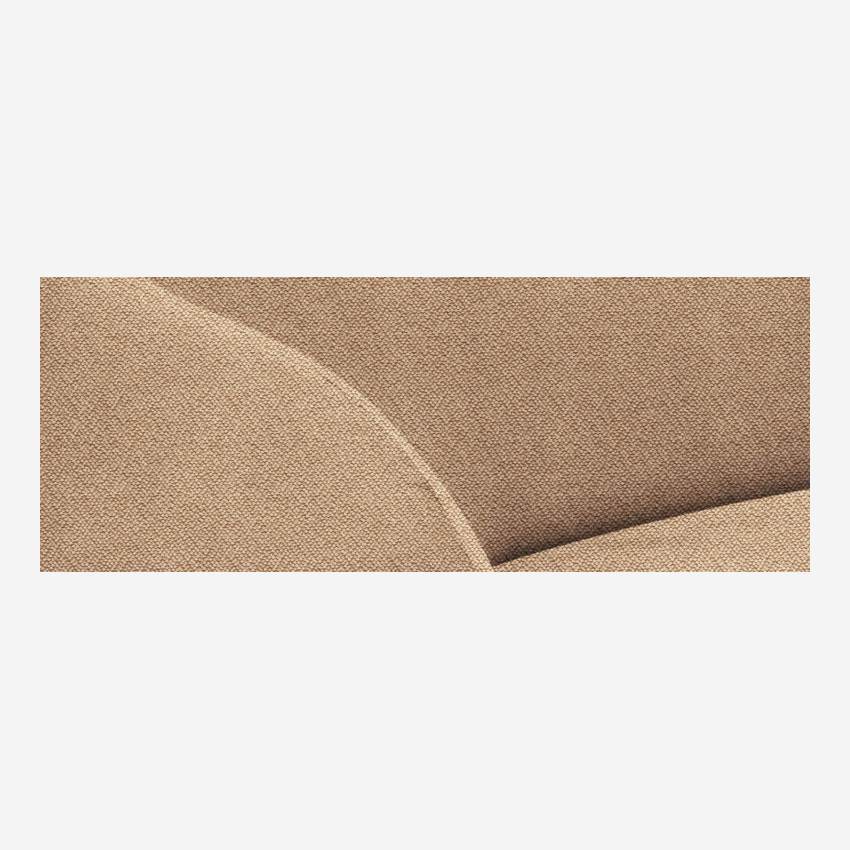 Canapé arrondi en tissu - Beige
