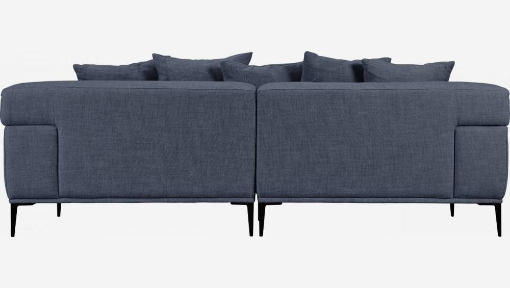 Sofá 3 plazas de lino - Azul