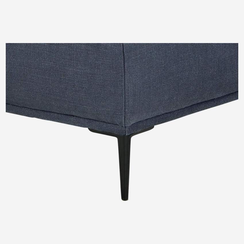 3-Sitzer-Sofa aus Leinen - Blau