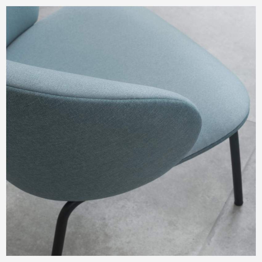 Lounge-Sessel aus Stoff - Hellblau - Design by Adrien Carvès