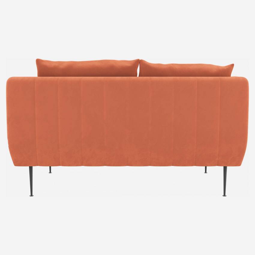 2-Sitzer-Sofa aus Samt - Rosafarben
