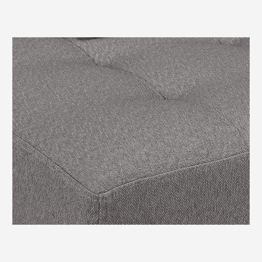 Sofá de tecido de 2 lugares - Cinza