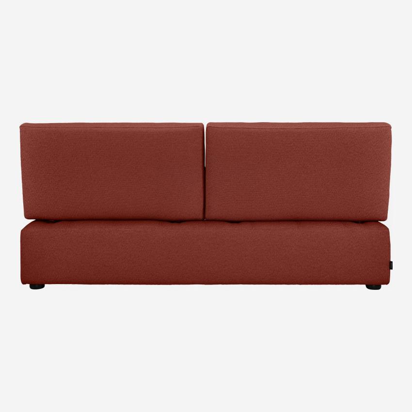 2-Sitzer-Sofa aus Stoff - Weinrot