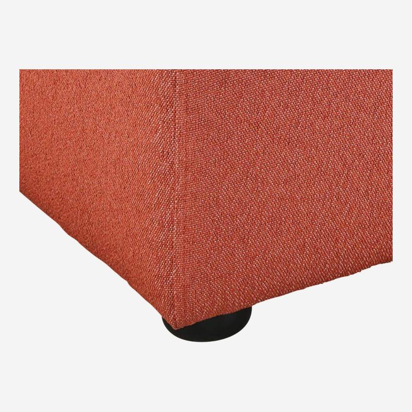 Sofá de tecido de 2 lugares - Cor de laranja