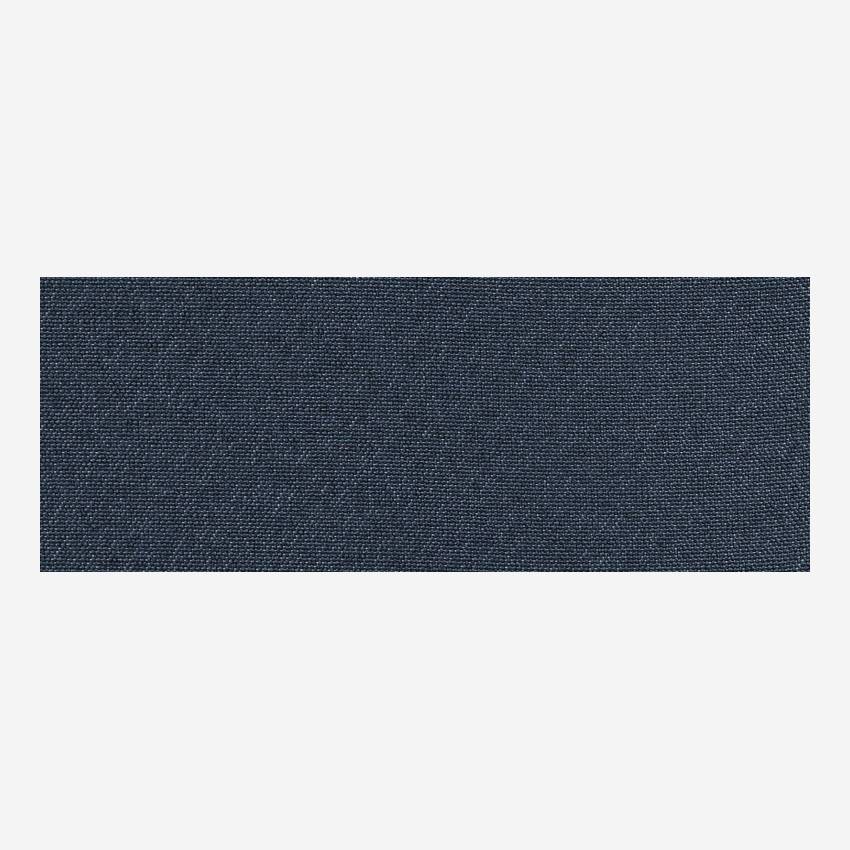 Sofá 2 plazas de tela - Azul marino