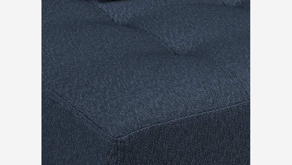 Sofá de tecido de 2 lugares - Azul Marinho