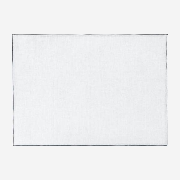 Tovaglietta in lino - 35 x 45 cm - Bianco