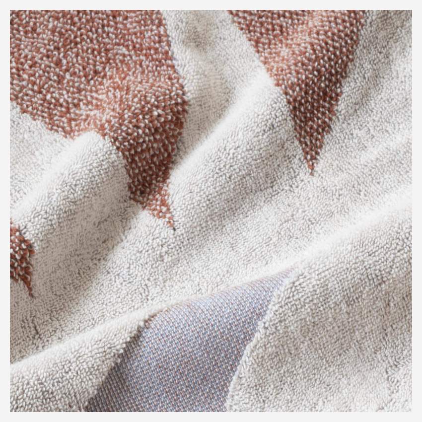 Toalha de praia em algodão - 100 x 180 cm - Motivo sol - Design by Floriane Jacques