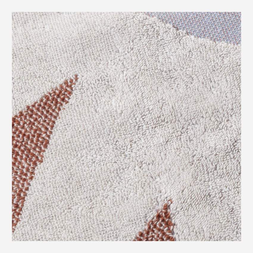 Toalla de playa de algodón - 100 x 180 cm - Diseño sol - Design by Floriane Jacques