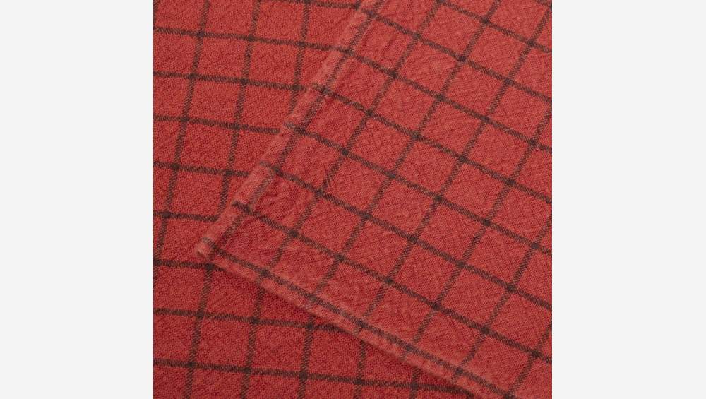 Strofinaccio in cotone e canapa - 45 x 70 cm- Rosso