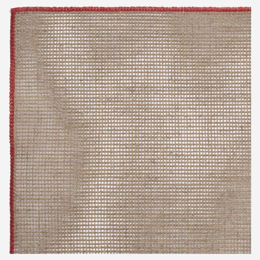Tischset aus Leinen - 35 x 45 cm - Rot