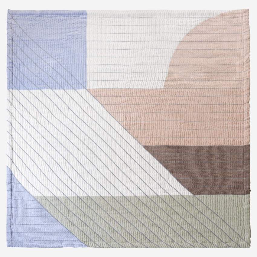 Patchwork-Tagesdecke - 200 x 200 cm - Bunt - Design by Floriane Jacques