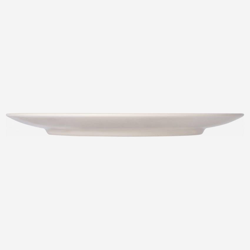 Assiette plate en faïence - 26 cm - Motif poivron - Design by Floriane Jacques