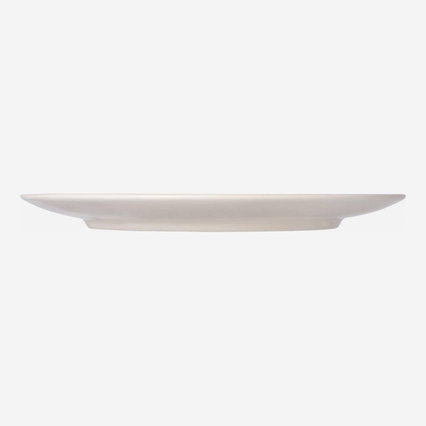 Assiette plate en faïence - 26 cm - Motif poivron - Design by Floriane Jacques