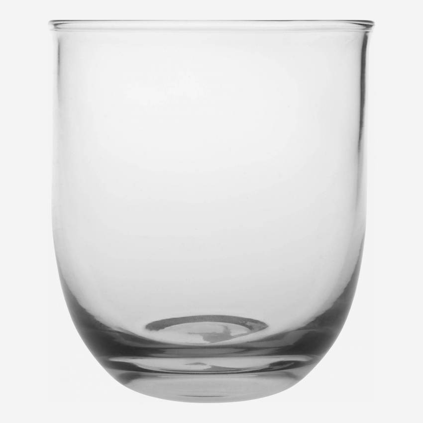 Trinkglas aus geblasenem Glas - Transparent