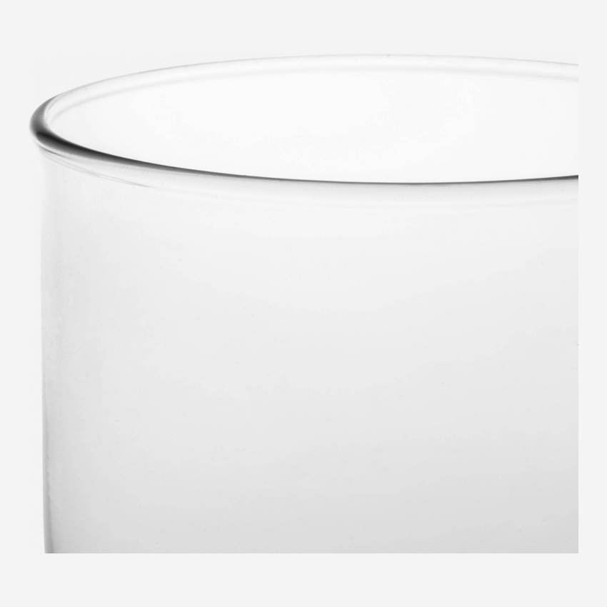 Beker van geblazen glas - Transparant
