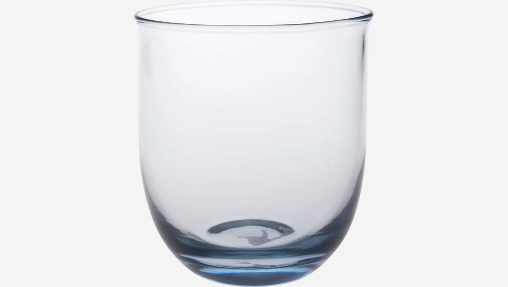 Vaso de vidrio soplado - Azul