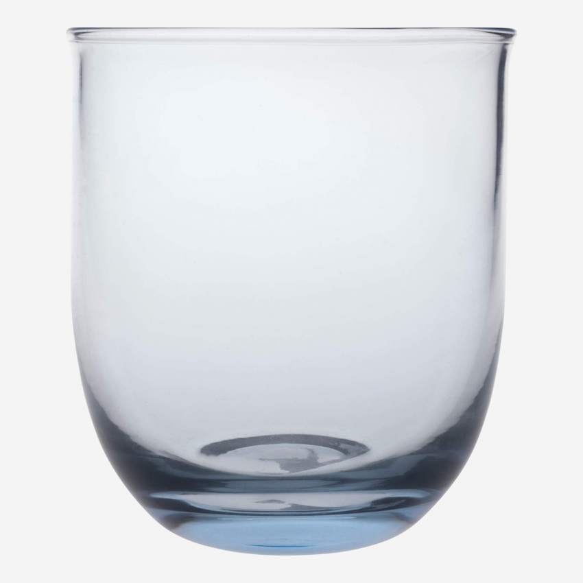 Bicchiere in vetro soffiato - Blu