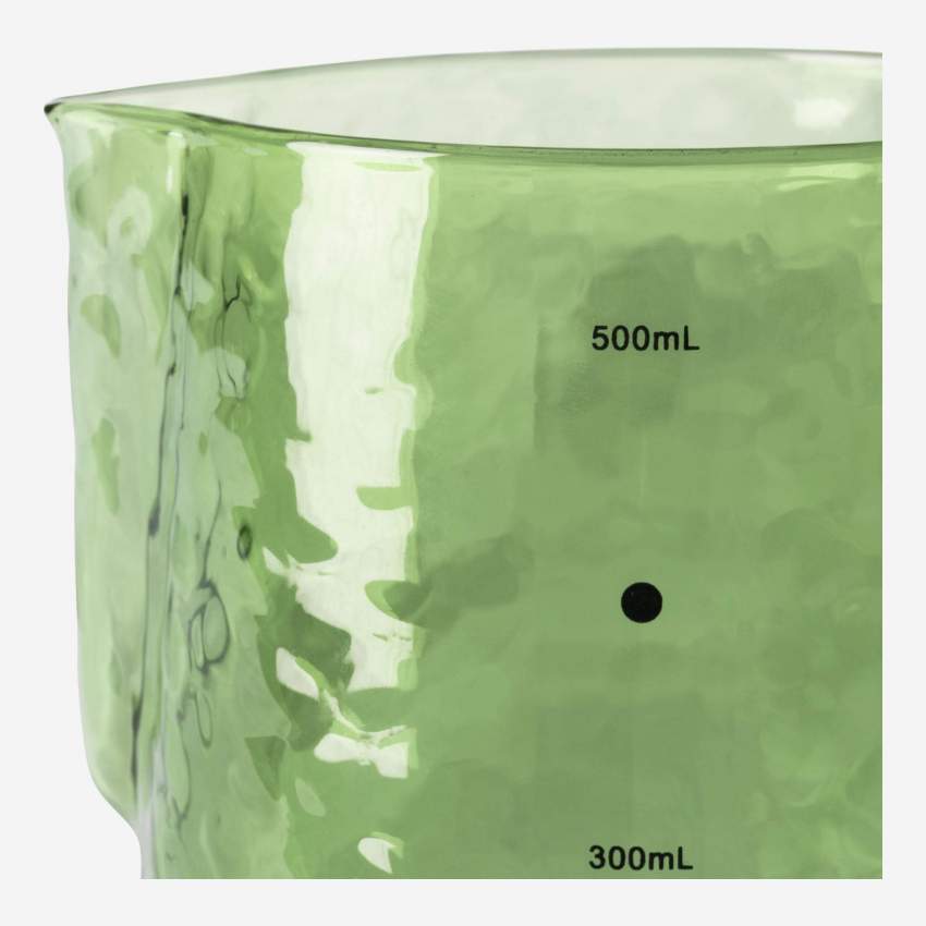Cafeteira em vidro - 550 ml - Verde