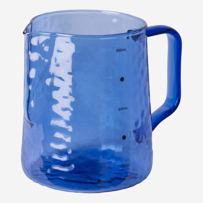 Caffettiera di vetro - 550 ml - Blu