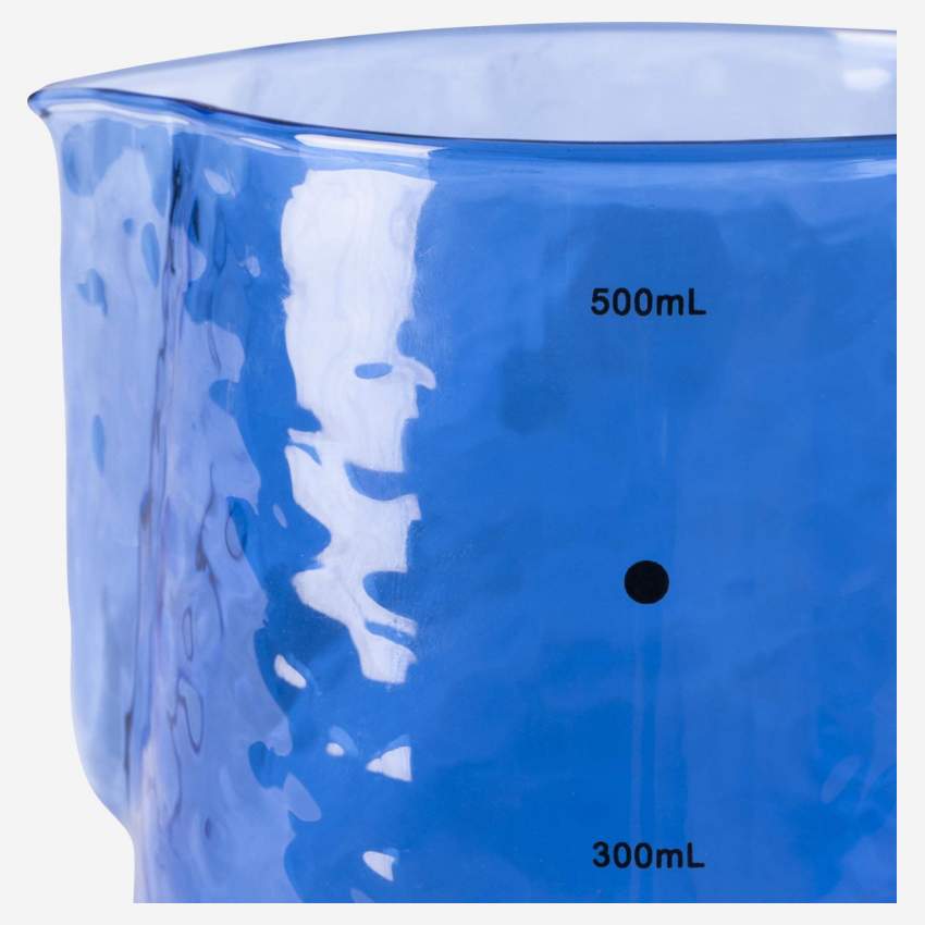 Glazen koffiezetapparaat - 550 ml - Blauw