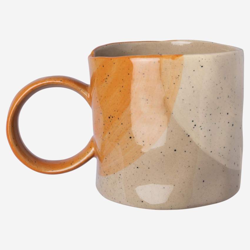 Mug in maiolica - 350 ml - Arancione