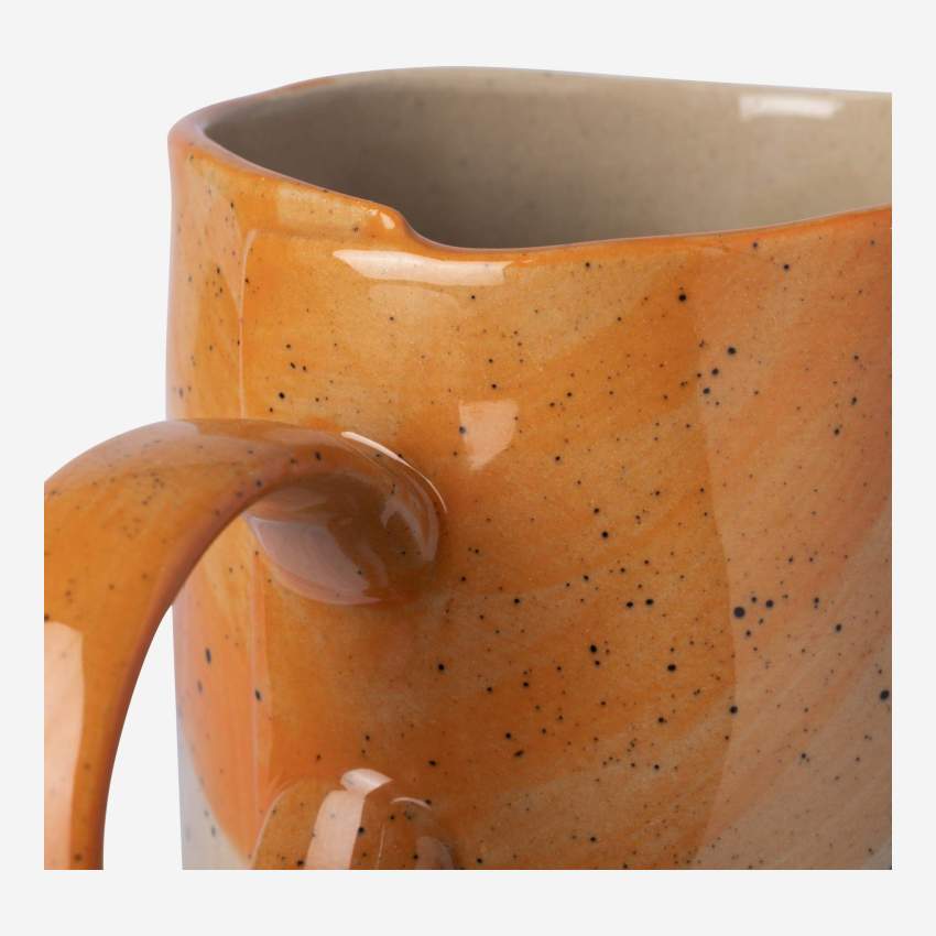Mok van aardewerk - 350 ml - Oranje