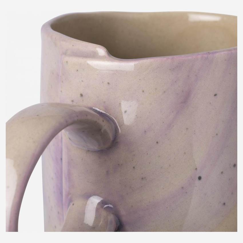 Tasse aus Fayence - 350 ml - Violett