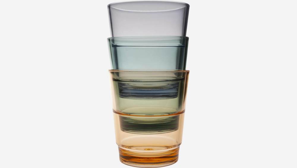 Bicchiere in acrilico - 325 ml - Blu