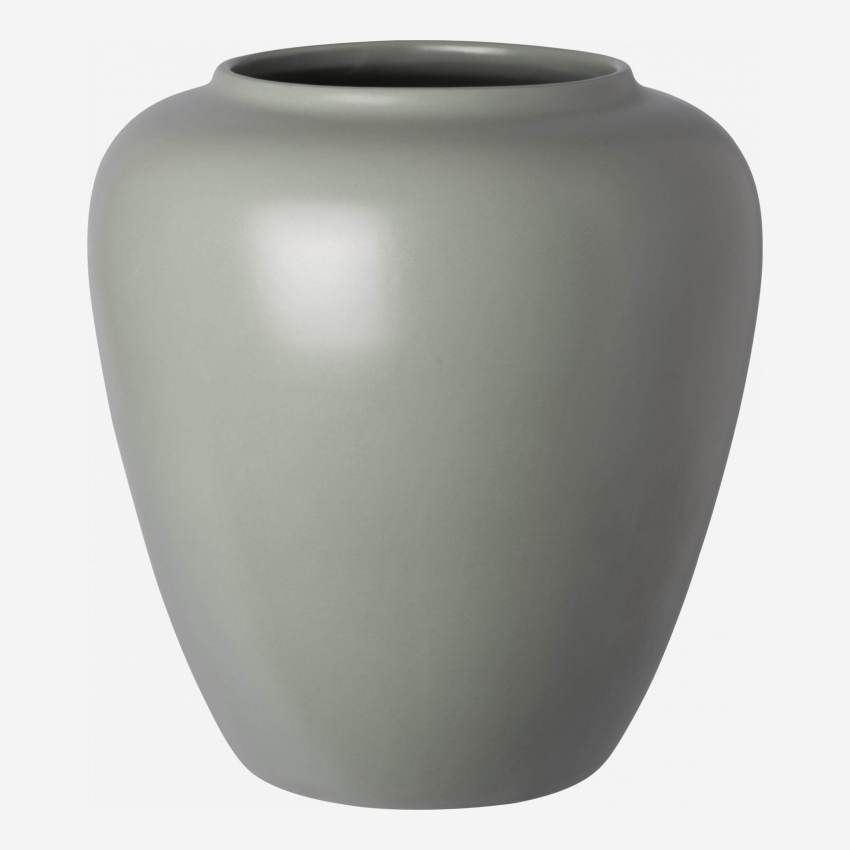 Vase aus Sandstein - 21 x 23 cm - Grün