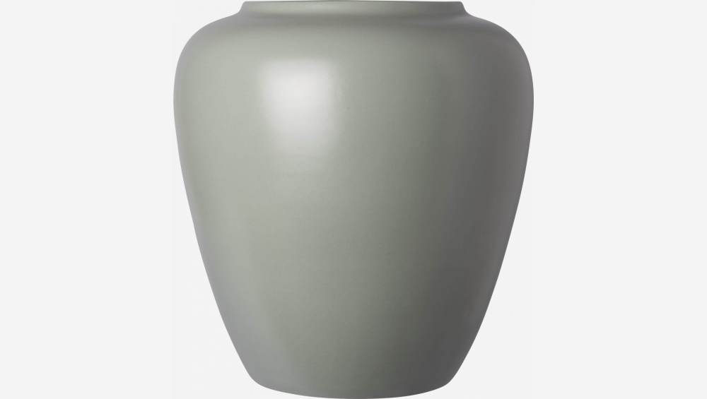 Vase aus Sandstein - 21 x 23 cm - Grün