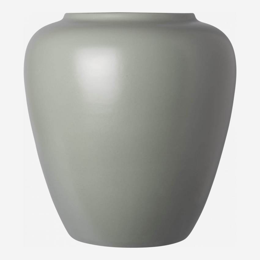 Vaso in arenaria - 22 x 25 cm - Verde