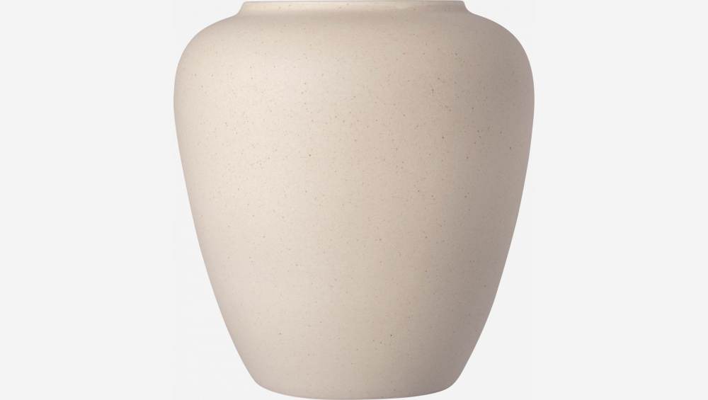 Vaso in arenaria - 22 x 25 cm - Beige