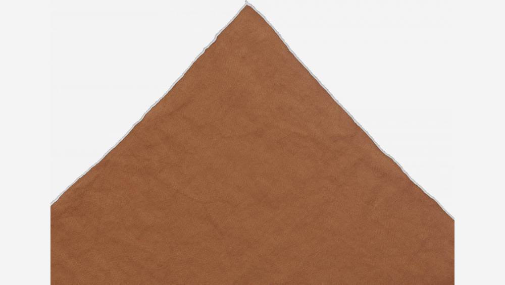 Strofinaccio in lino - 50 x 70 cm - Marrone caramello