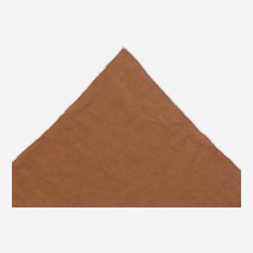 Strofinaccio in lino - 50 x 70 cm - Marrone caramello